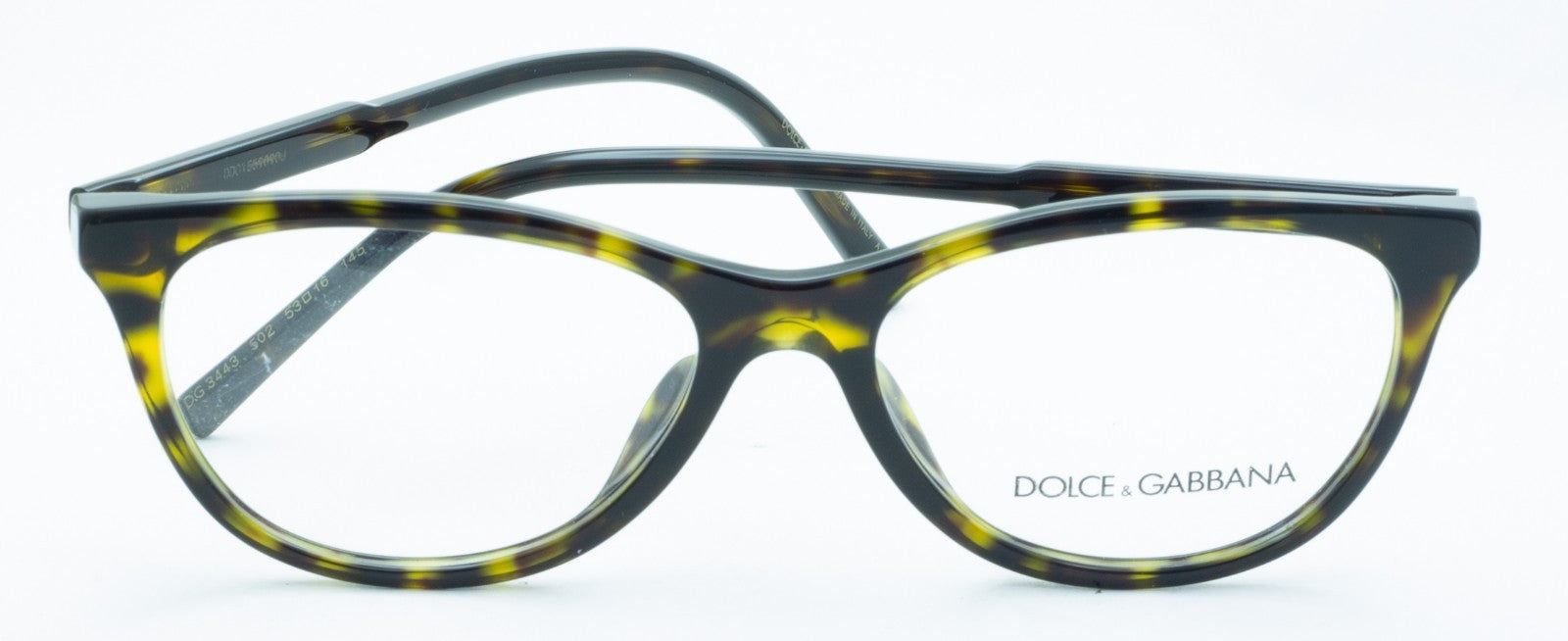 Dolce & Gabbana DG 3443 502 53mm Eyeglasses RX Optical Glasses Frames New -Italy