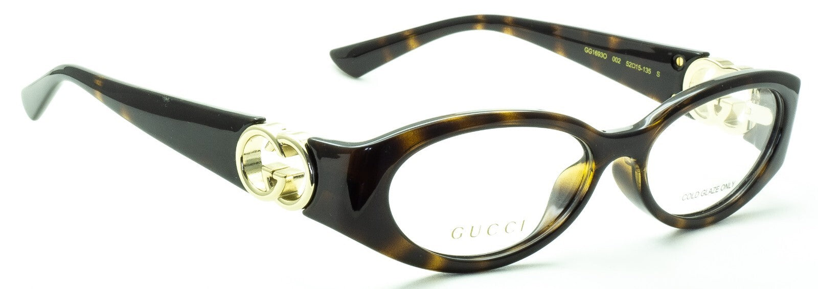 GUCCI GG 1693O 002 52mm Eyewear FRAMES Glasses RX Optical Eyeglasses - New Japan