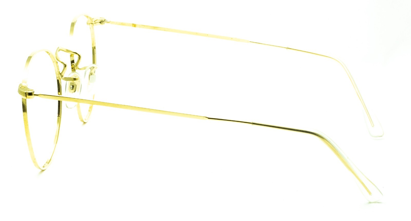 B.O.I.C. (SAVILE ROW) ENGLAND Gold 47x22mm PANTO Frames RX Optical EyeglassesNOS