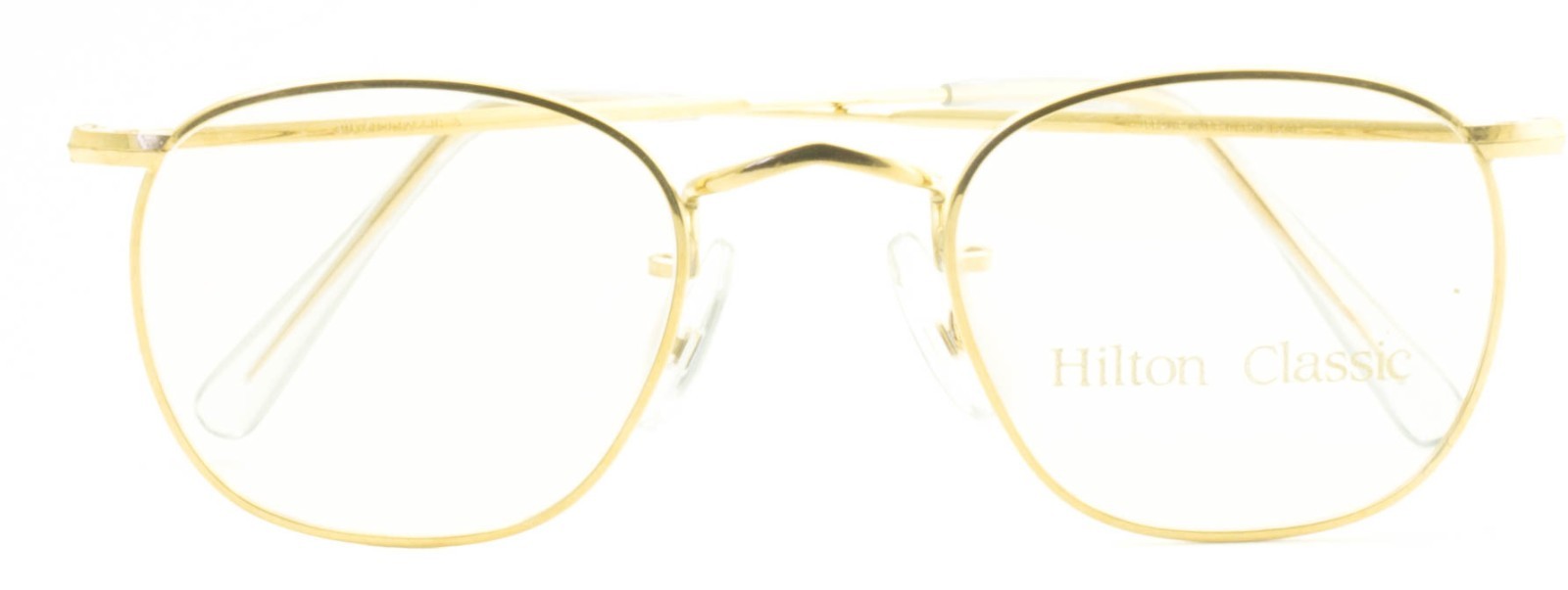 Hilton Classic 3 (SAVILE ROW) Quadra Gold 1035 42x20mm FRAMES RX Optical - NOS