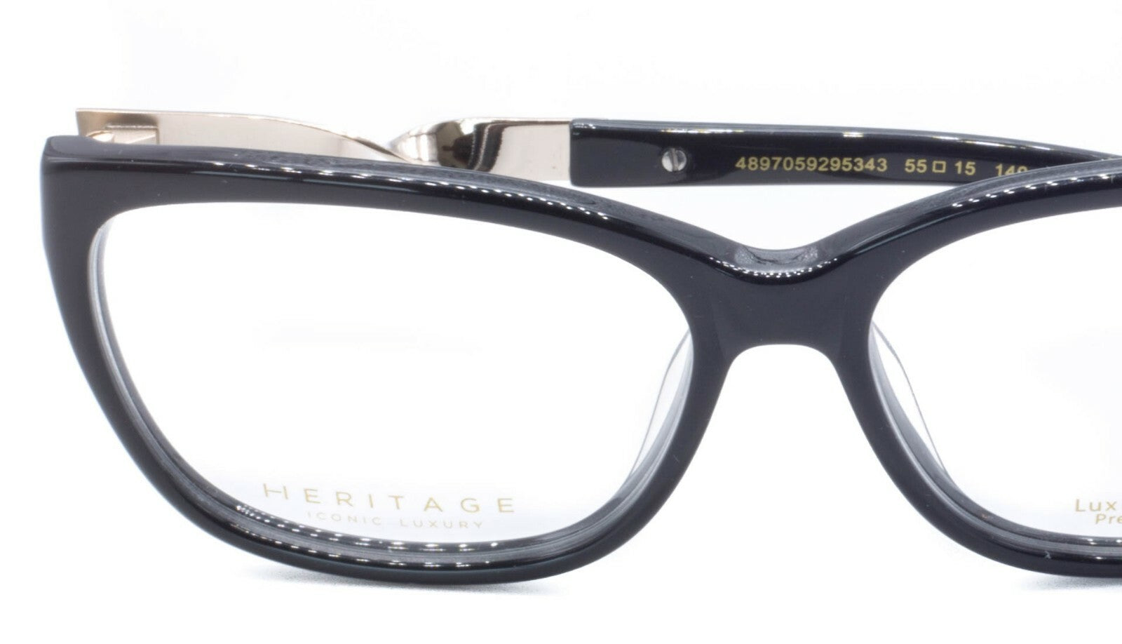 HERITAGE Iconic Luxury HEBF03 BD Eyewear FRAMES Eyeglasses RX Optical Glasses