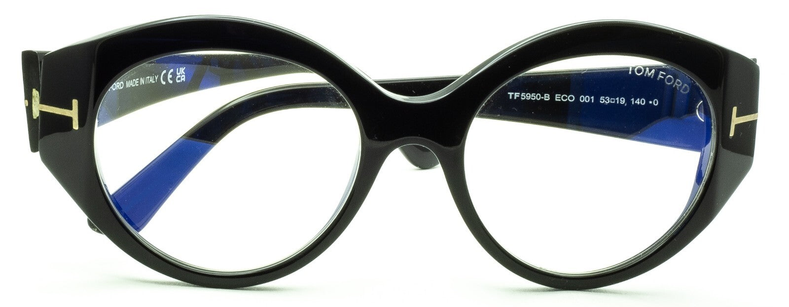 TOM FORD TF 5950-B ECO 001 53mm RX Optical Glasses Frames Eyewear BNIB - Italy