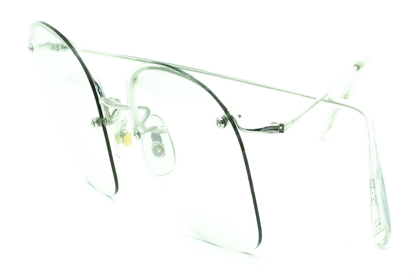 SAVILE ROW ENGLAND Rimway Rhodium 52x20mm Eyewear FRAMES RX Optical - New NOS