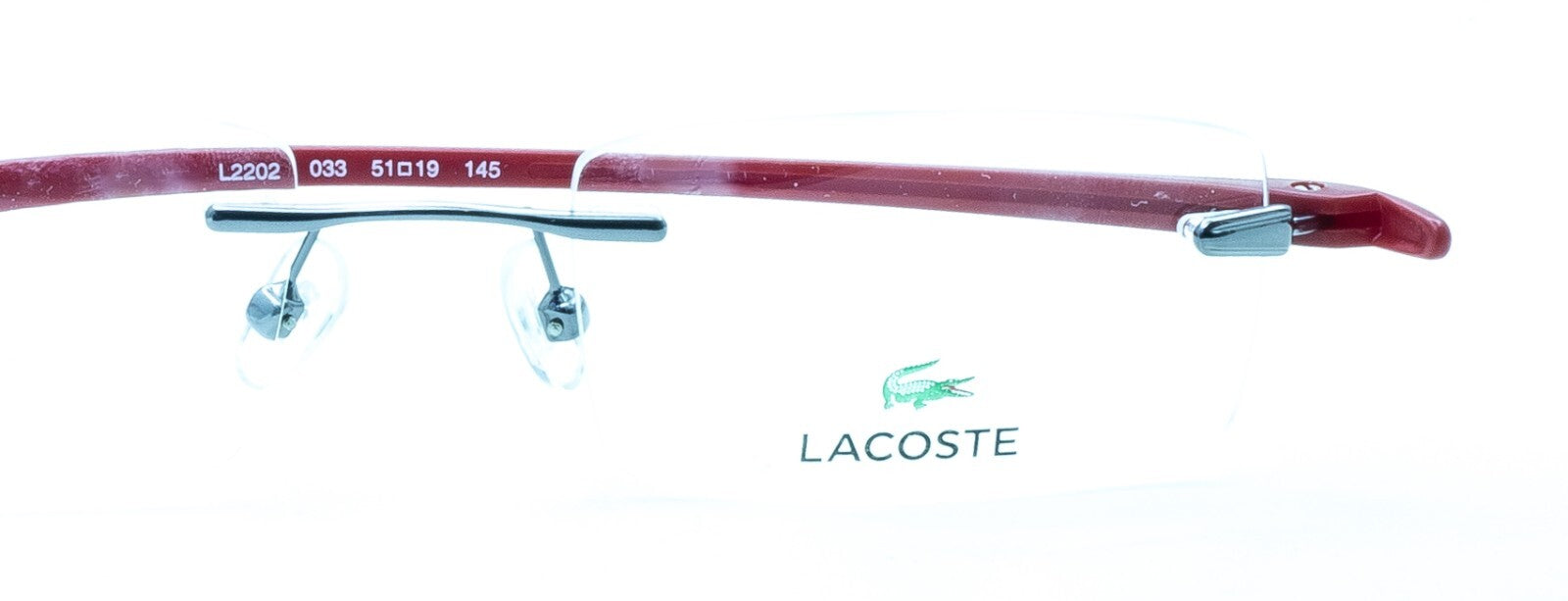 LACOSTE L2202 033 51mm RX Optical Eyewear FRAMES Glasses Eyeglasses - New BNIB