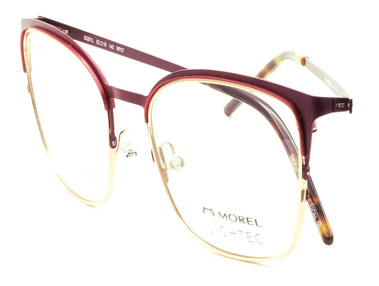 MOREL France LIGHTEC 30261L RP07 52mm Eyewear FRAMES Glasses RX Optical - New