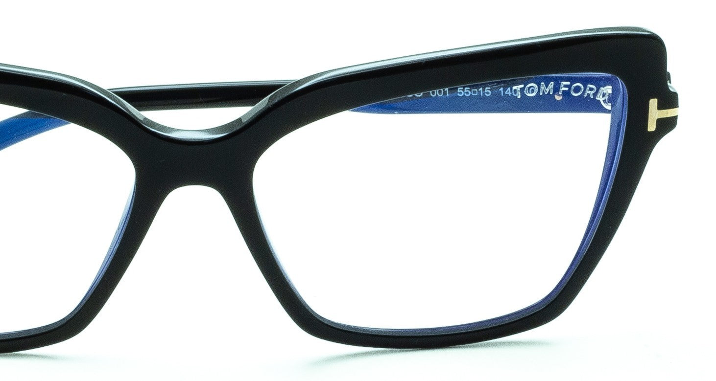 TOM FORD TF5948-B 001 55mm Blue Block Glasses Frames Eyewear RX - New BNIB Italy