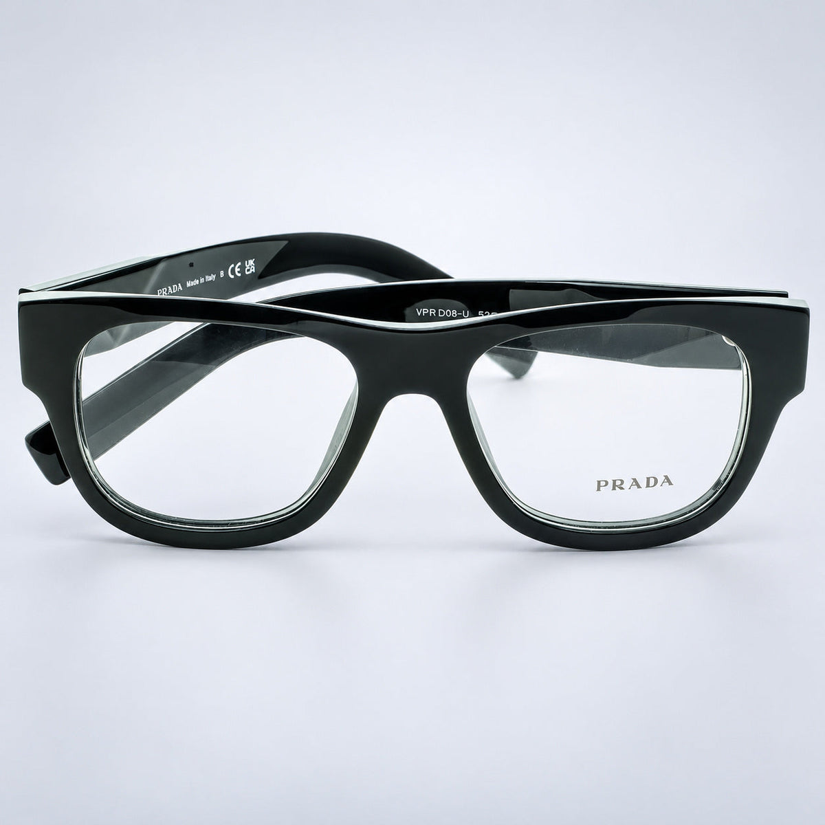 PRADA VPR D08-U 16K-1O1 53mm Eyewear FRAMES RX Optical Eyeglasses Glasses -Italy