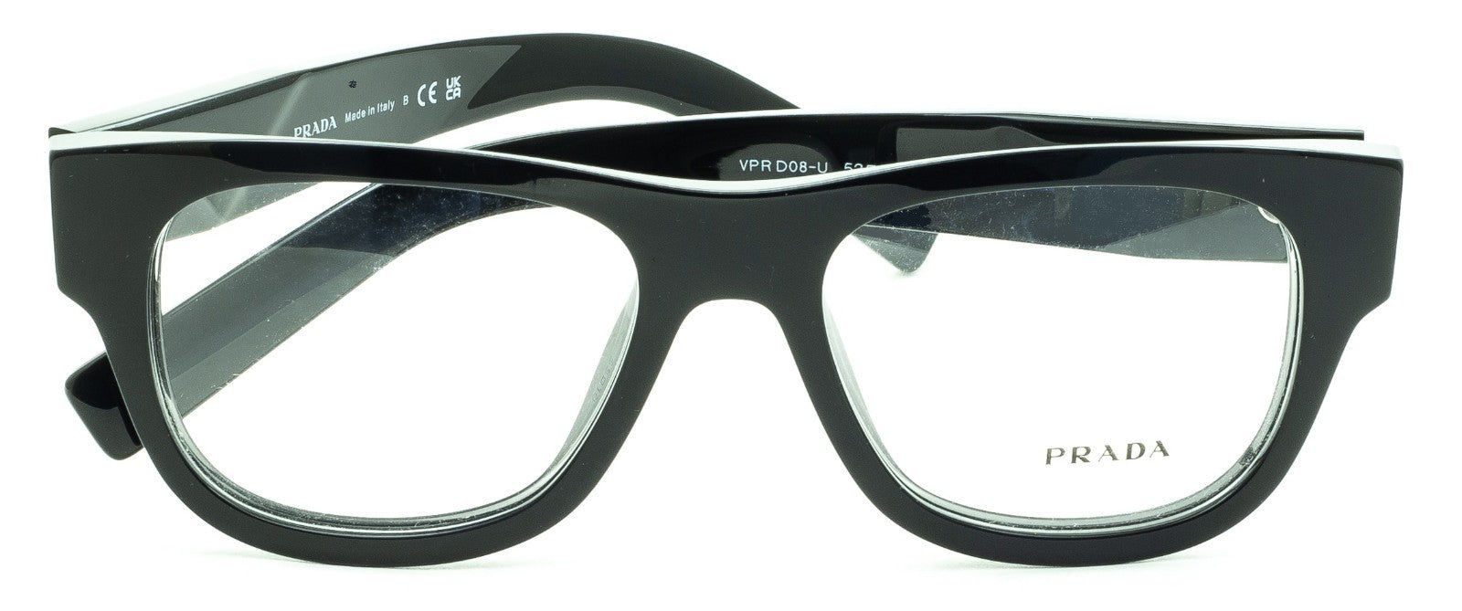PRADA VPR D08-U 16K-1O1 53mm Eyewear FRAMES RX Optical Eyeglasses Glasses -Italy