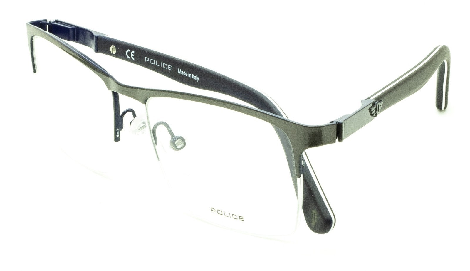 POLICE BLOCK 3 VPL465 COL. 0K53 54mm Eyewear FRAMES RX Optical - New BNIB Italy