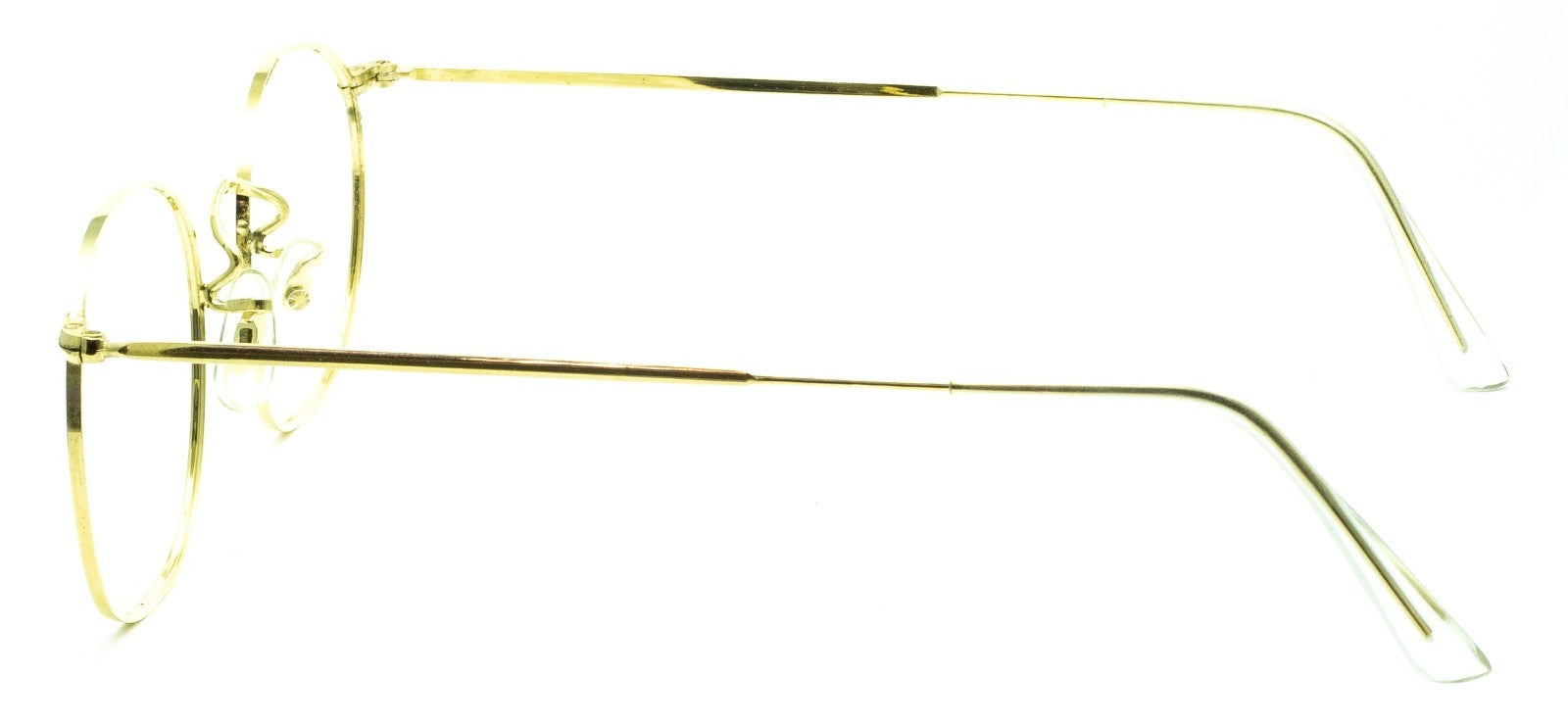 B.O.I.C. (SAVILE ROW) ENGLAND Gold 48x20mm PANTO Quadra RX Optical EyeglassesNOS