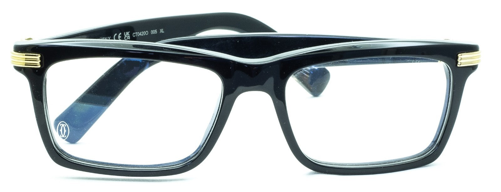CARTIER CONTEMPORARY CT0420O 005 XL 56mm FRAMES RX Optical France Glasses -Italy