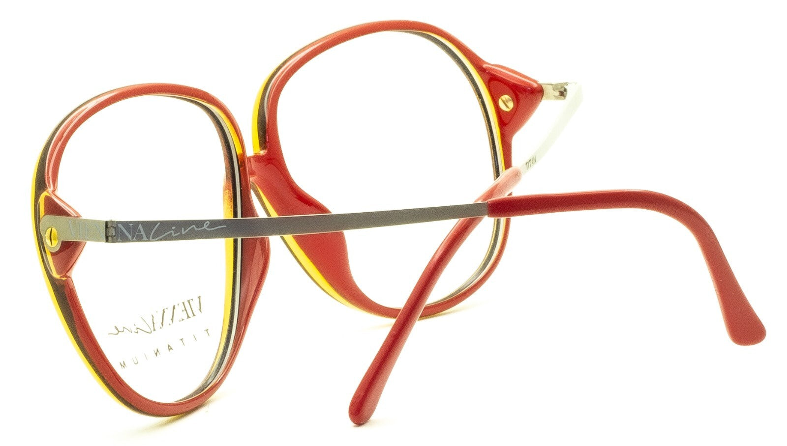 VIENNA LINE Titanium 1382 30 55mm Vintage RX Optical Eyewear FRAMES New -Austria