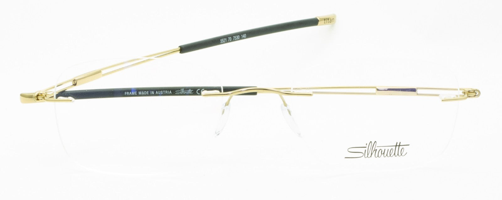 SILHOUETTE TITAN 5521 70 7530 52mm Eyewear FRAMES RX Optical Glasses-New Austria