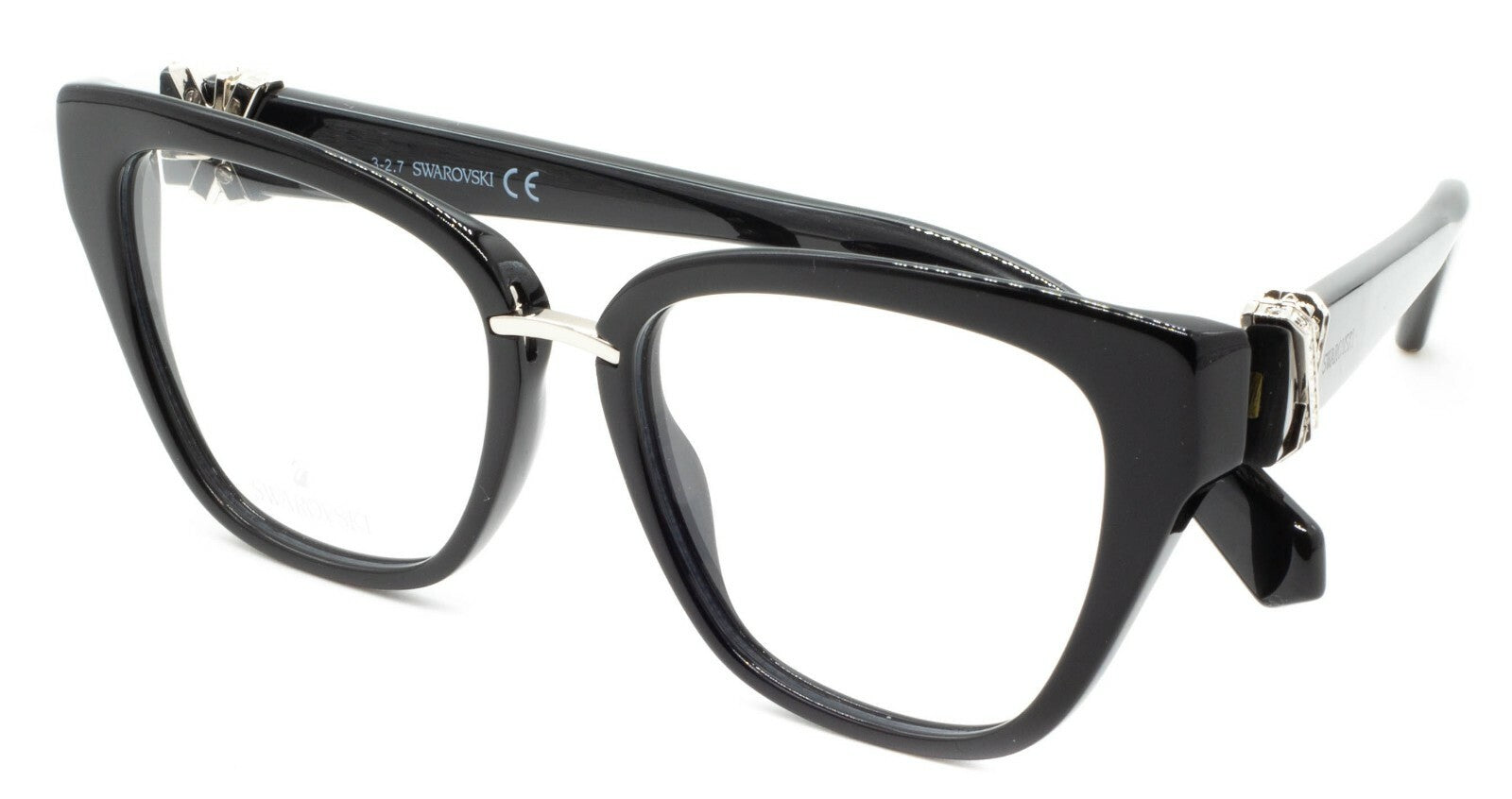 SWAROVSKI SK 5251 001 52mm Eyewear FRAMES RX Optical Glasses Eyeglasses BNIB New
