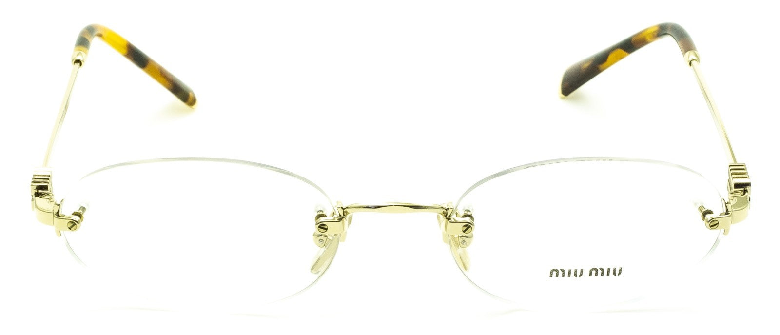 MIU MIU VMU 53W ZVN-1O1 53mm Eyewear FRAMES RX Optical Eyeglasses Glasses- Italy