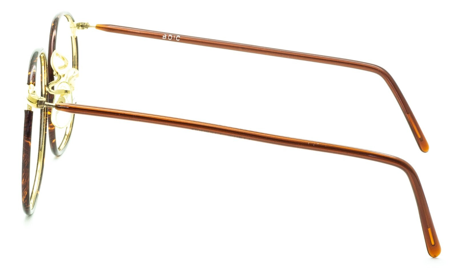 B.O.I.C.(SAVILE ROW) Quadra Gold 52x22mm Frames RX Optical Eyeglasses GlassesNOS