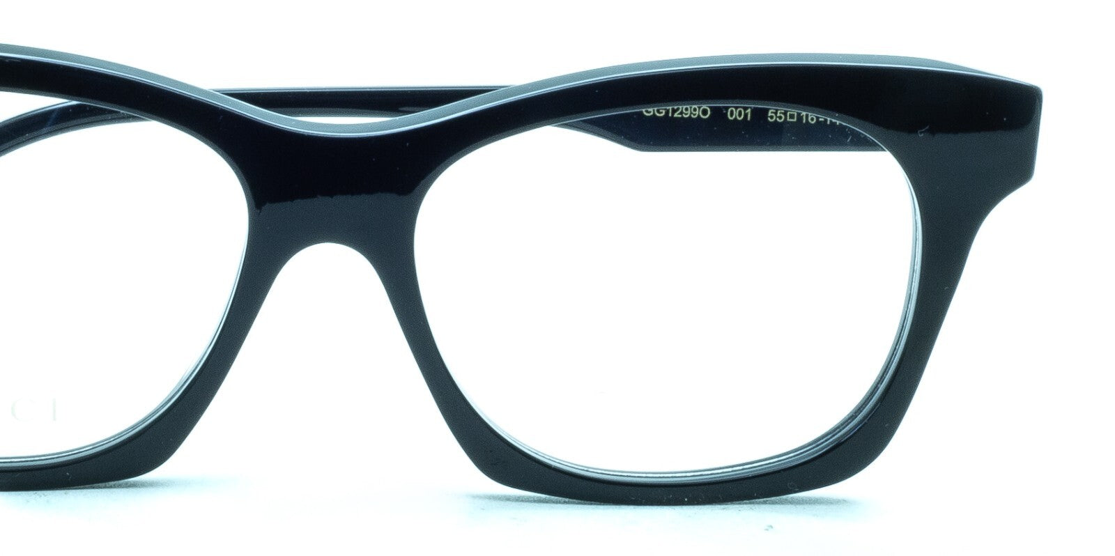 GUCCI GG1299O 001 55mm Eyewear FRAMES Glasses RX Optical Eyeglasses New - Italy