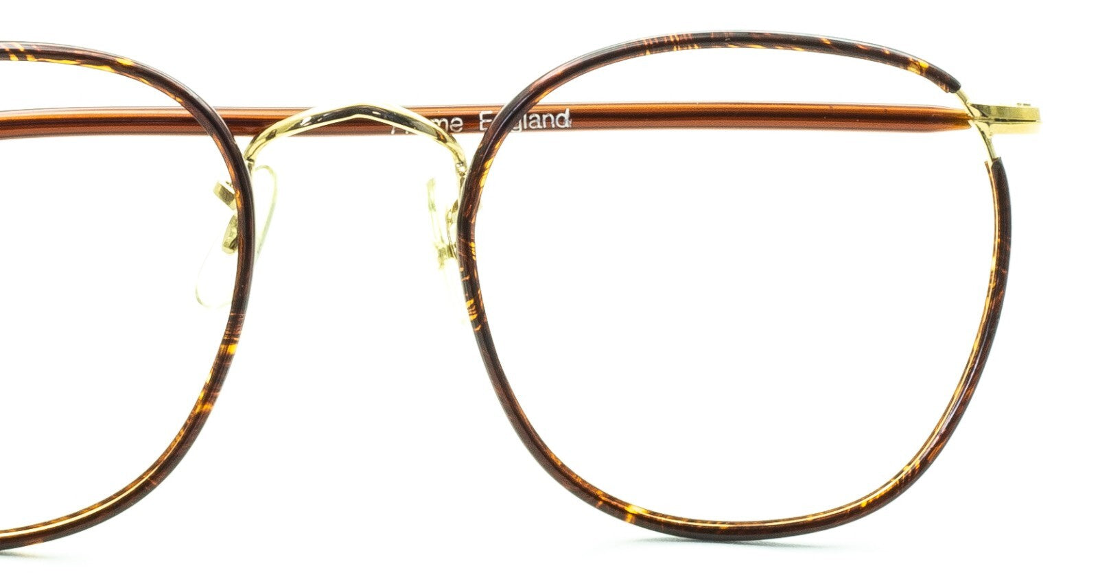 B.O.I.C.(SAVILE ROW) Quadra Gold 52x22mm Frames RX Optical Eyeglasses GlassesNOS