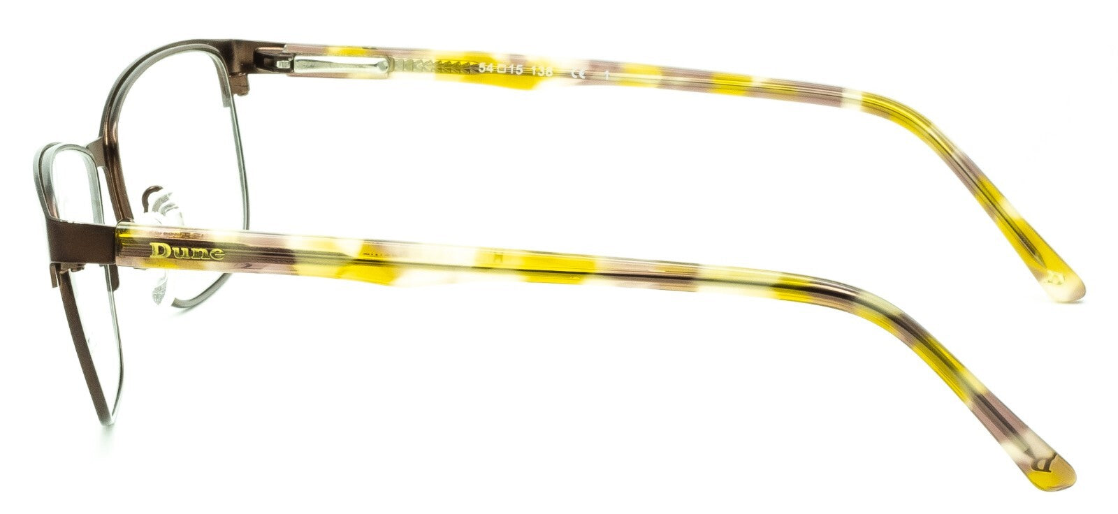 DUNE LONDON 1807 Brown 54mm Eyewear FRAMES RX Optical Glasses Eyeglasses - New