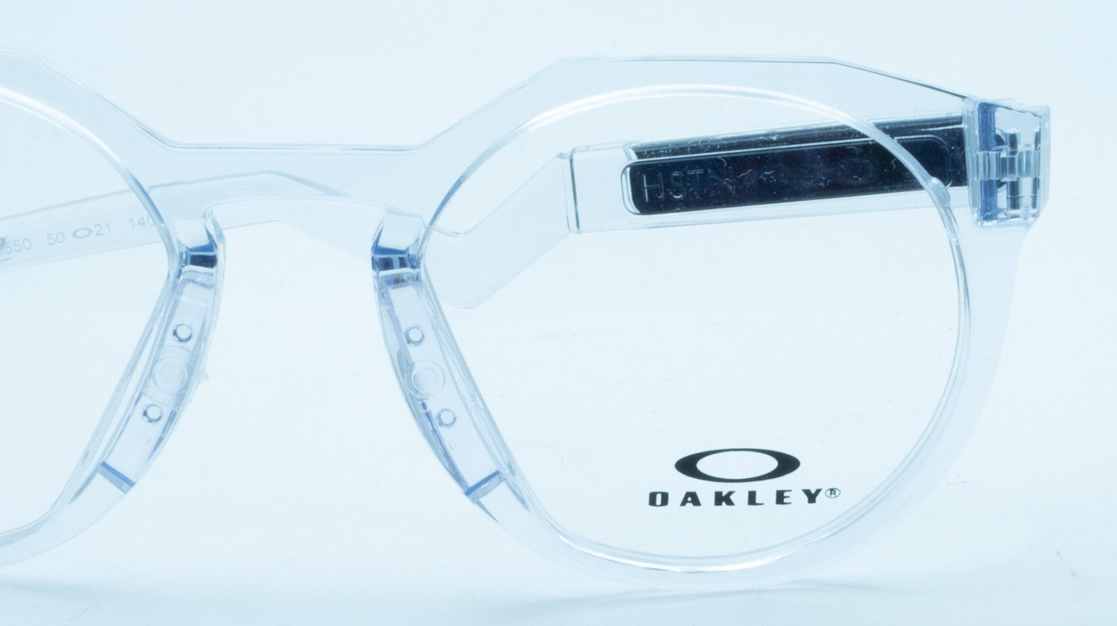 OAKLEY HSTN OX8139-0550 Crystal 50mm Eyewear RX Optical Glasses Frames - New