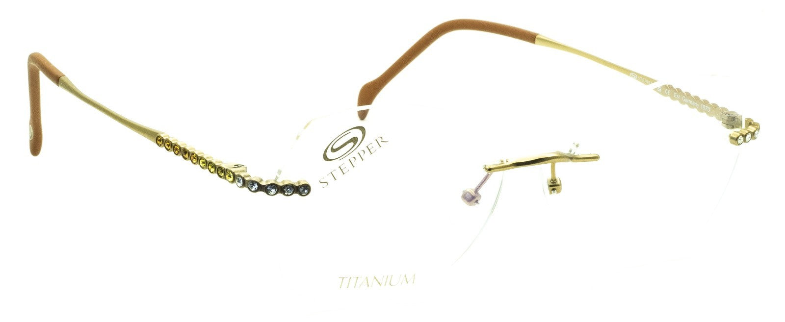 STEPPER SI-98592 F014 52mm Titanium Eyewear FRAMES RX Optical Eyeglasses Glasses