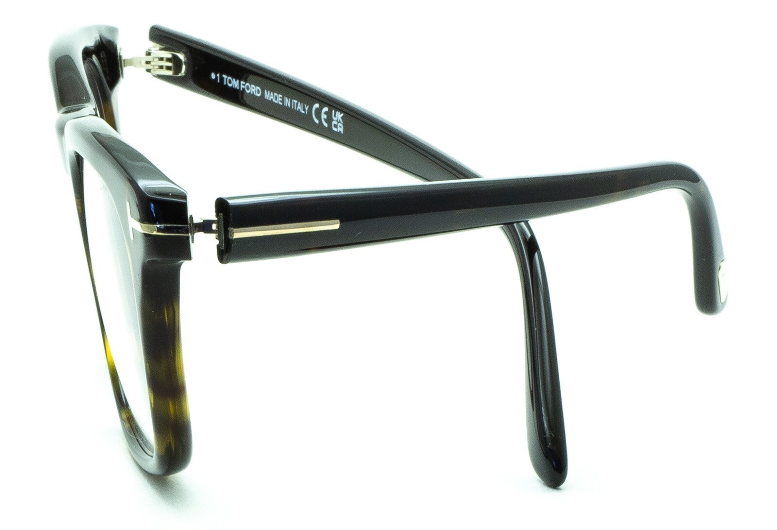 TOM FORD TF5870-F-B 052 52mm Blue Block Glasses Frames Eyewear RX - New Italy