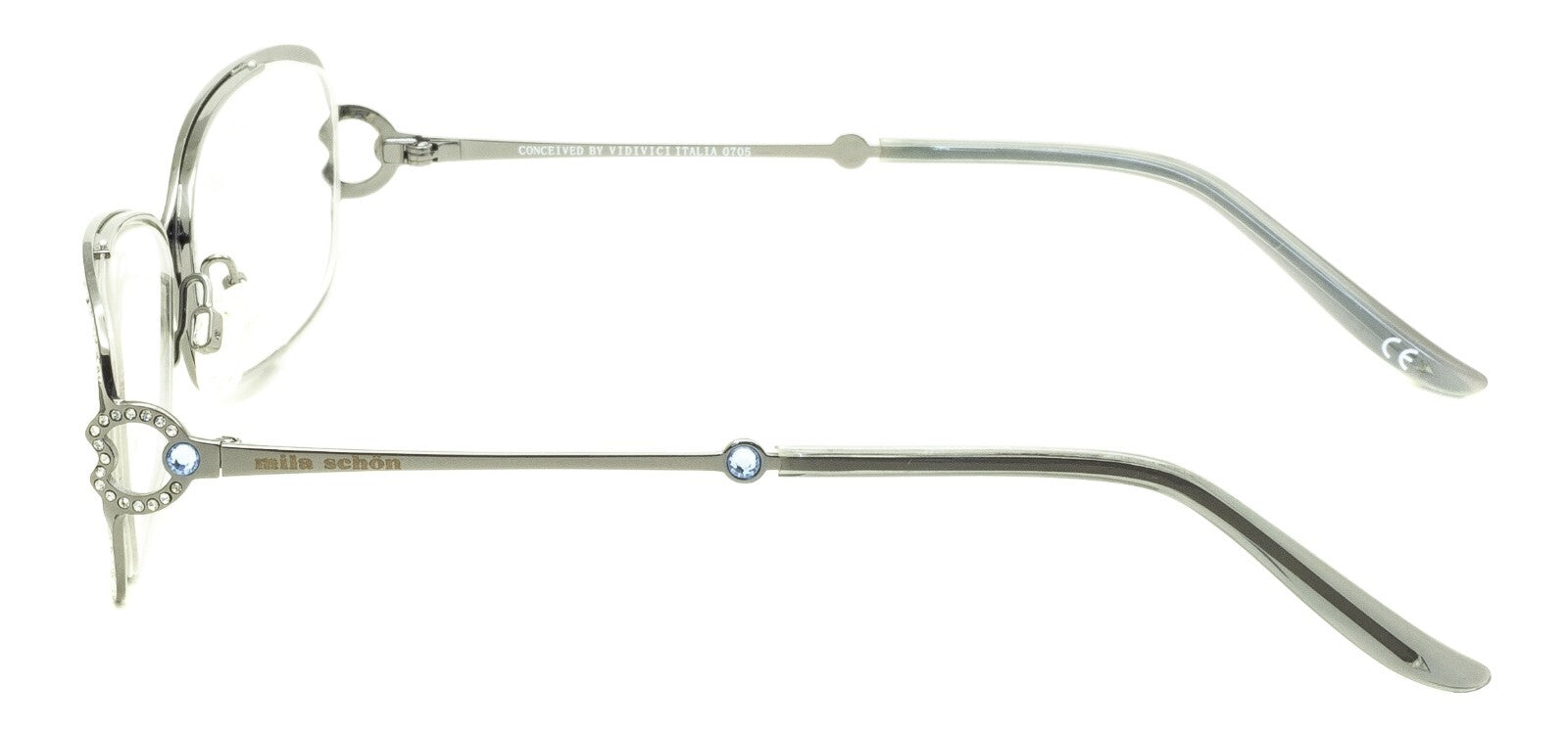 MILA SCHON MS975 C2 57mm Eyewear RX Optical FRAMES Eyeglasses Glasses -New Italy