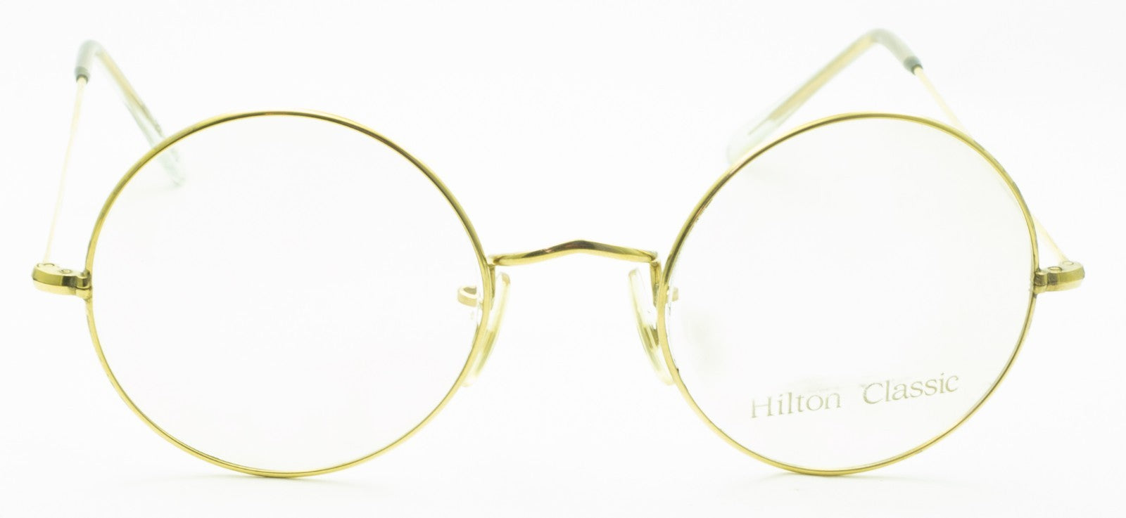Hilton Classic 2 (SAVILE ROW) Round Gold 48x22mm FRAMES RX Optical Glasses - NOS