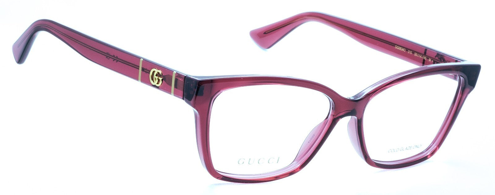 GUCCI GG 0634O 010 55mm Eyewear FRAMES Glasses RX Optical Eyeglasses New - Italy