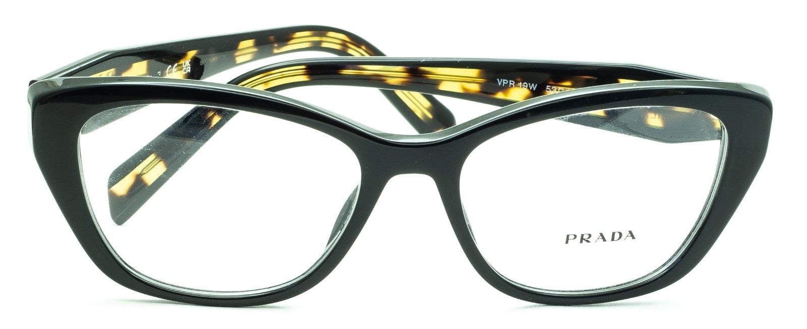 PRADA VPR 19W 1AB-1O1 53mm Eyewear FRAMES RX Optical Eyeglasses Glasses - Italy