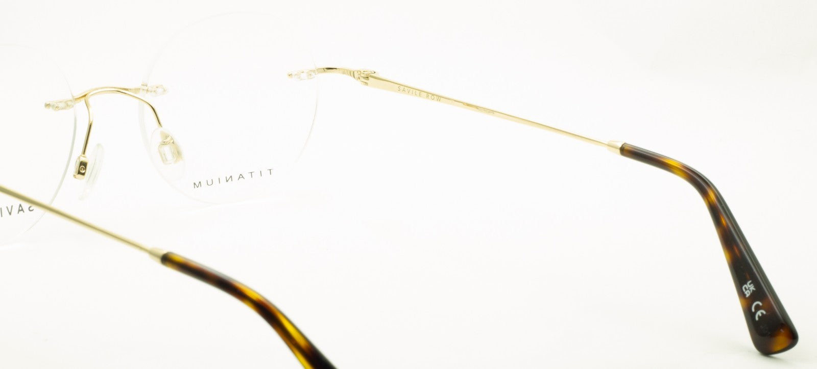 SAVILE ROW ENGLAND SRO 505 201 48x18mm Eyewear RX Optical Eyeglasses Glasses-New