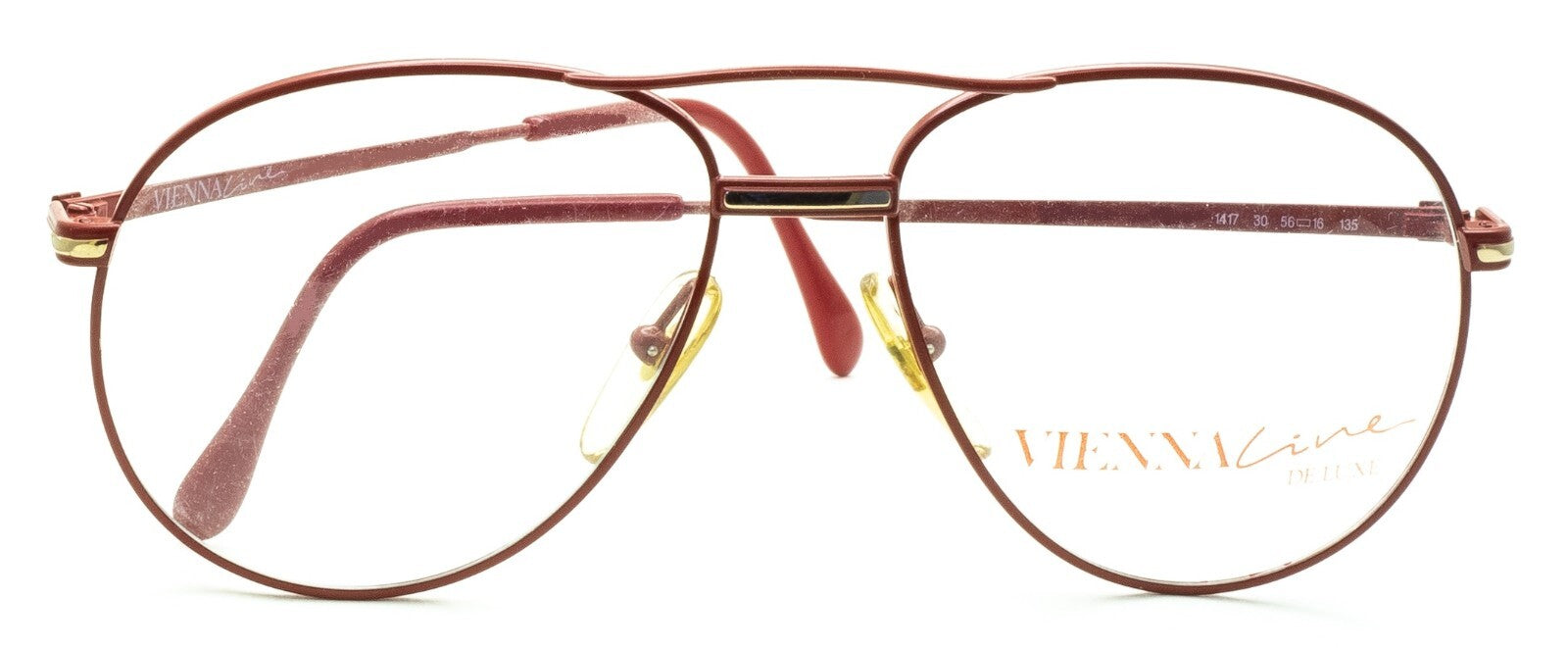 VIENNA LINE De Luxe 1417 30 56mm Vintage RX Optical Eyewear FRAMES New NOS Italy