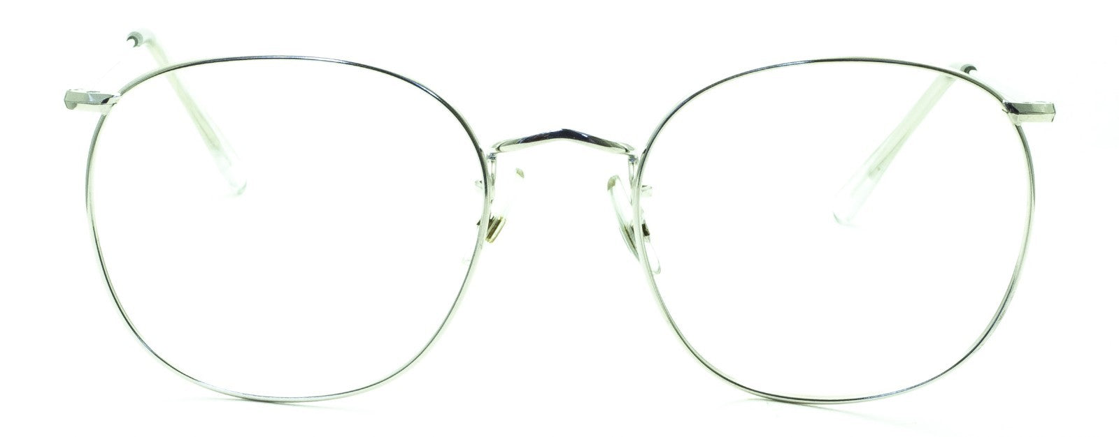 ALGHA (SAVILE ROW) 14KT GF Rhodium Quadra 53x20mm FRAMES RX Optical Glasses New