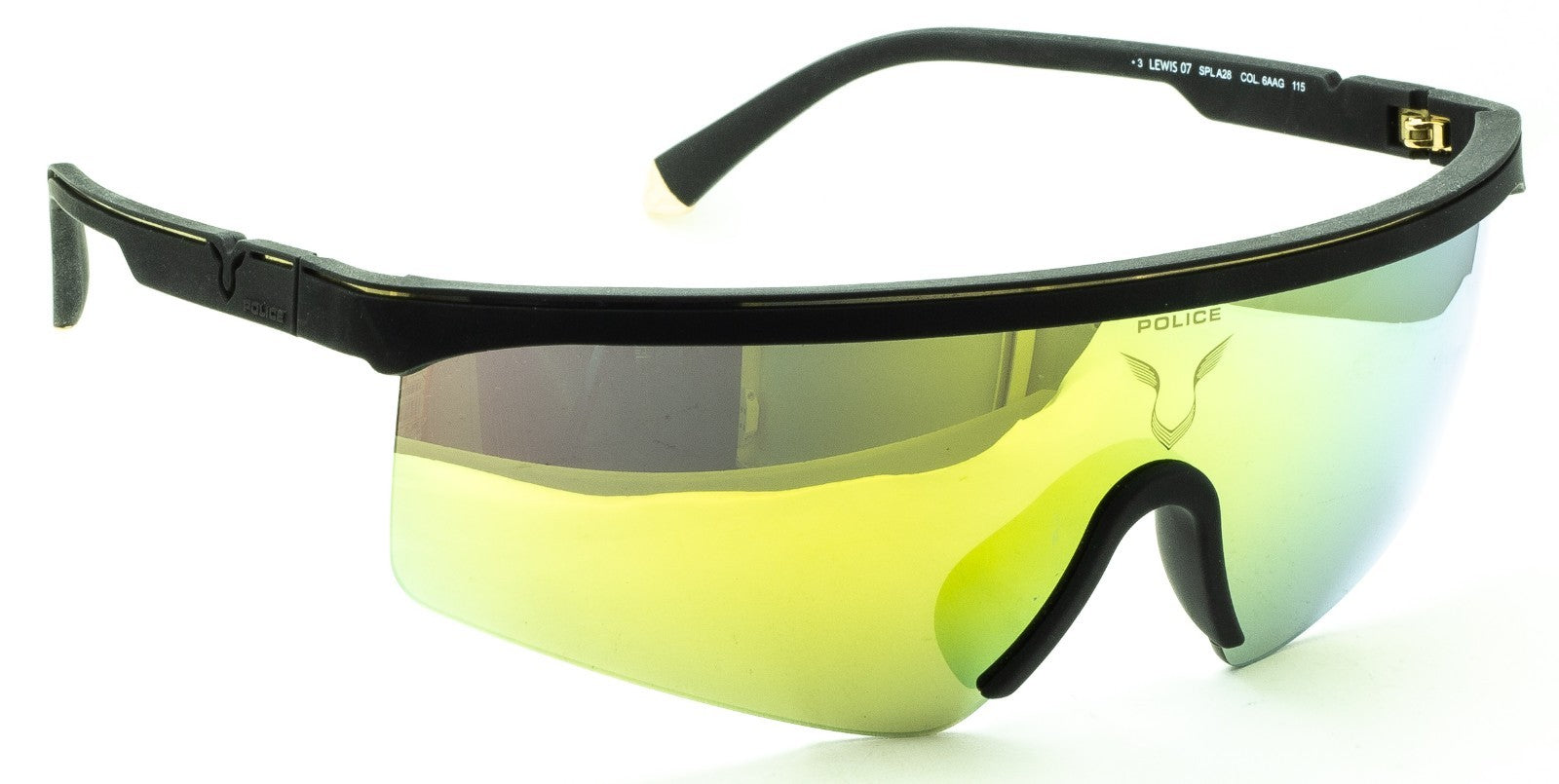 POLICE LEWIS 07 SPLA28 COL. 6AAG 99mm Sunglasses Shades Frames - New BNIB Italy