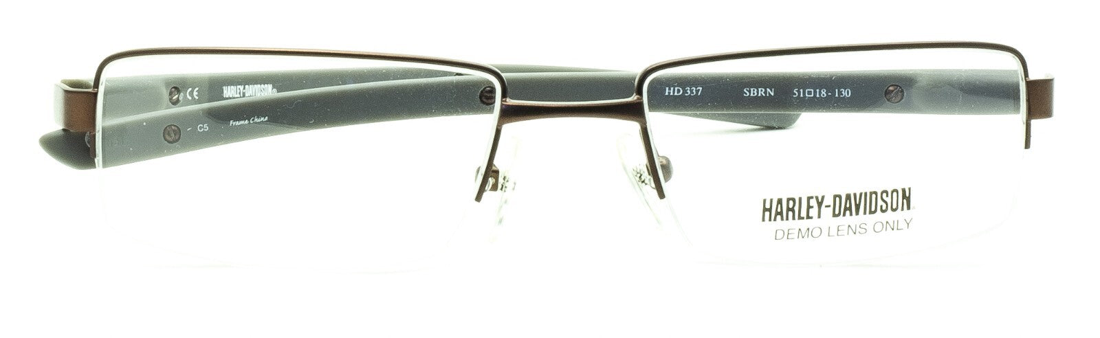 HARLEY-DAVIDSON HD337 SBRN 51mm Eyewear FRAMES RX Optical Glasses - New BNIB