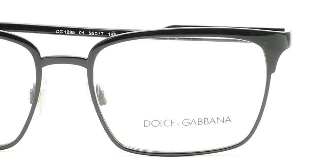 Dolce & Gabbana DG1295 01 Eyeglasses RX Optical Glasses Frames Eyewear New Italy