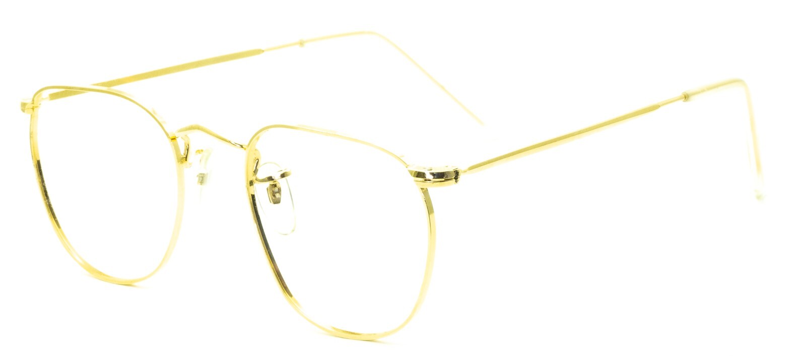 B.O.I.C. (SAVILE ROW) ENGLAND Fairway Gold 49x20mm PANTO Quadra RX Optical NOS