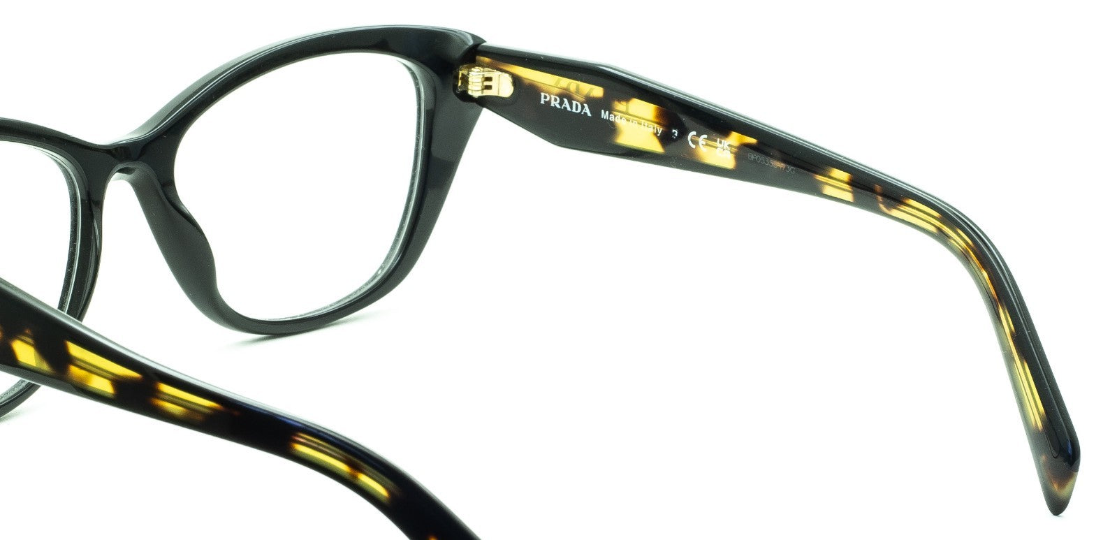 PRADA VPR 19W 1AB-1O1 53mm Eyewear FRAMES RX Optical Eyeglasses Glasses - Italy