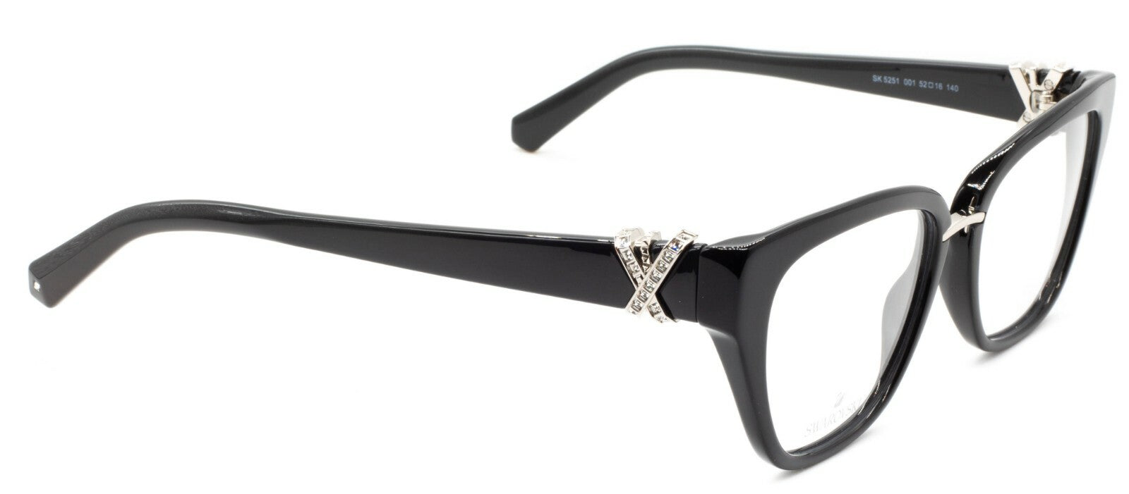 SWAROVSKI SK 5251 001 52mm Eyewear FRAMES RX Optical Glasses Eyeglasses BNIB New