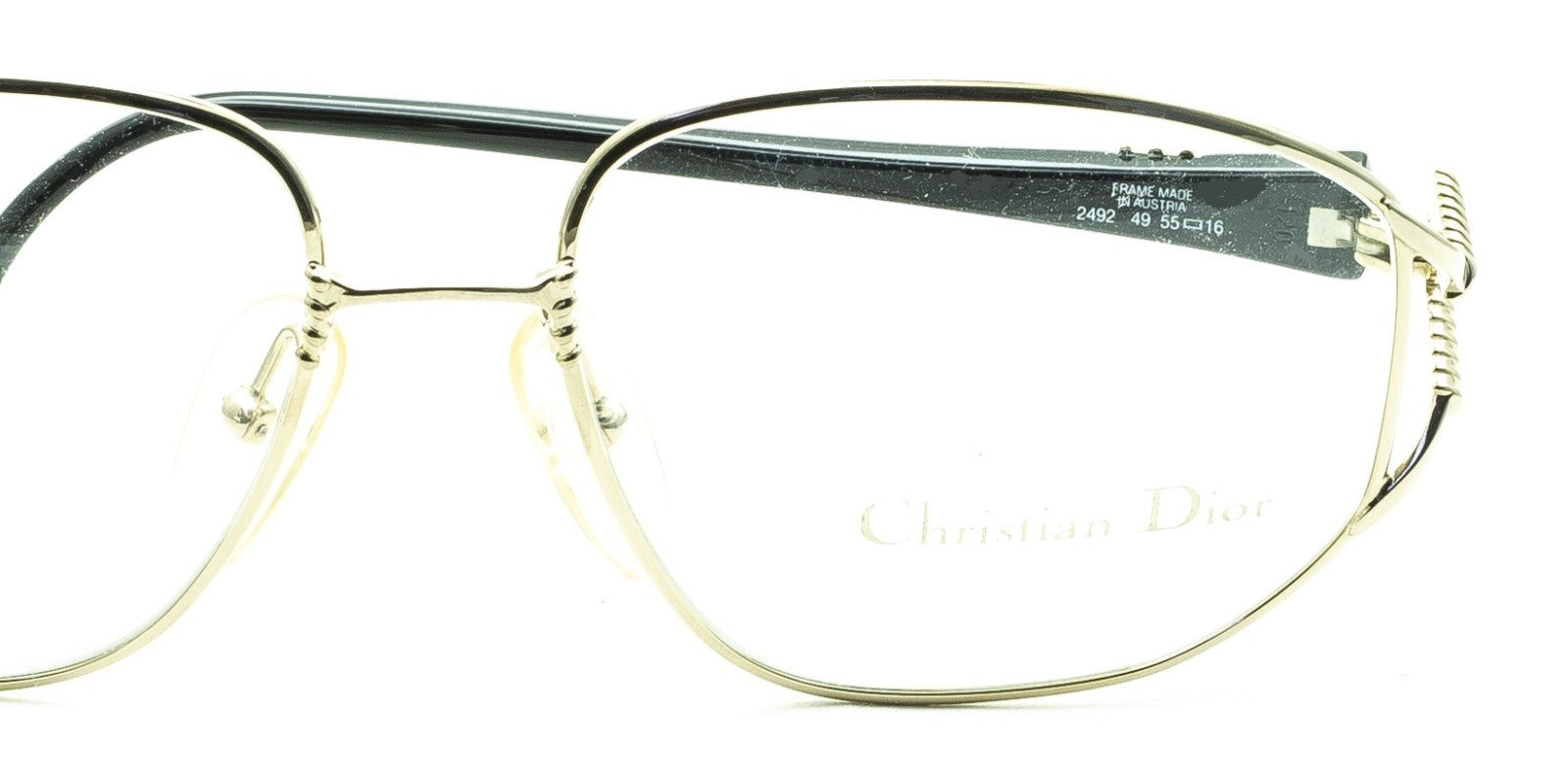 CHRISTIAN DIOR 2492 49 55mm Vintage Eyewear Glasses RX Optical FRAMES - Austria