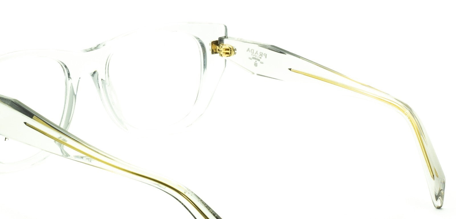 PRADA VPR A18 12R-1O1 52mm Eyewear FRAMES RX Optical Eyeglasses Glasses NewItaly