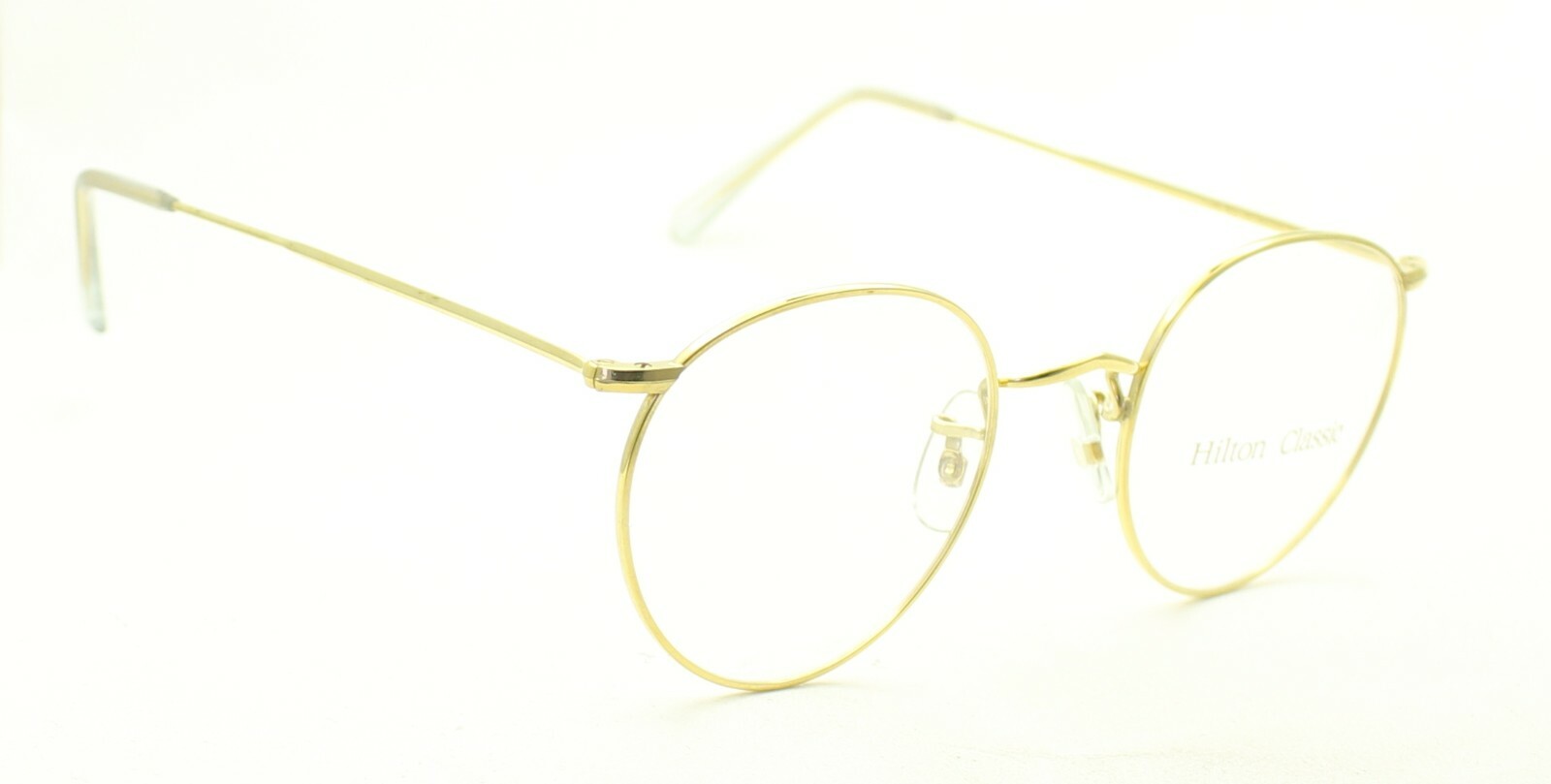 Hilton Classic 1 (SAVILE ROW) Panto Gold 49x20mm FRAMES RX Optical Glasses - NOS