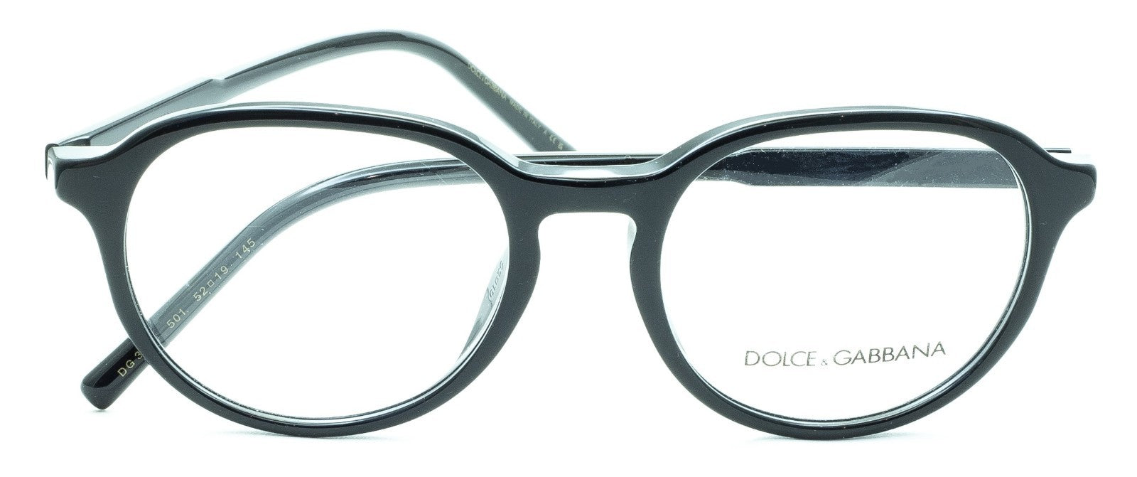 Dolce & Gabbana DG 3444 501 52mm Eyeglasses RX Optical Glasses Frames -New Italy