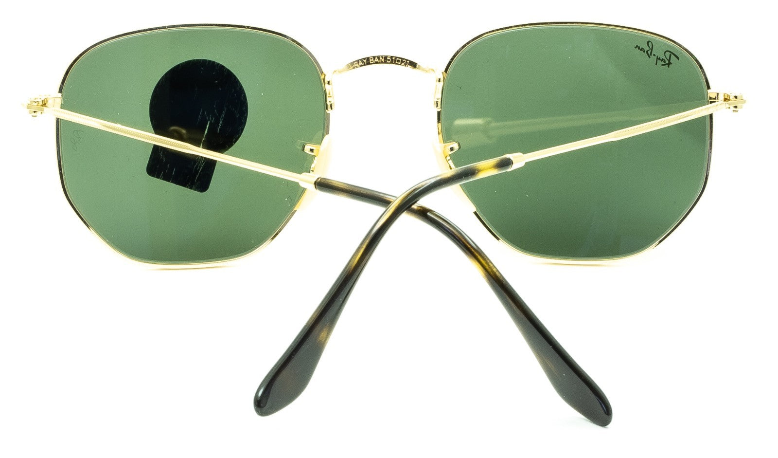 RAYBAN RB 3548-N 001 3N 51mm Hexagonal Sunglasses Shades Eyewear Frames - New