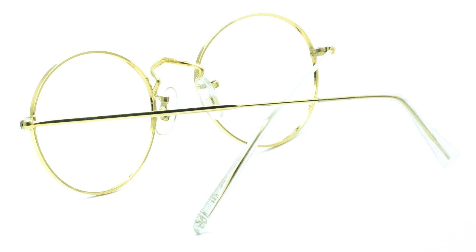 ALGHA London Line (SAVILE ROW) Gold Oval 52x20mm FRAMES RX Optical Glasses - NOS