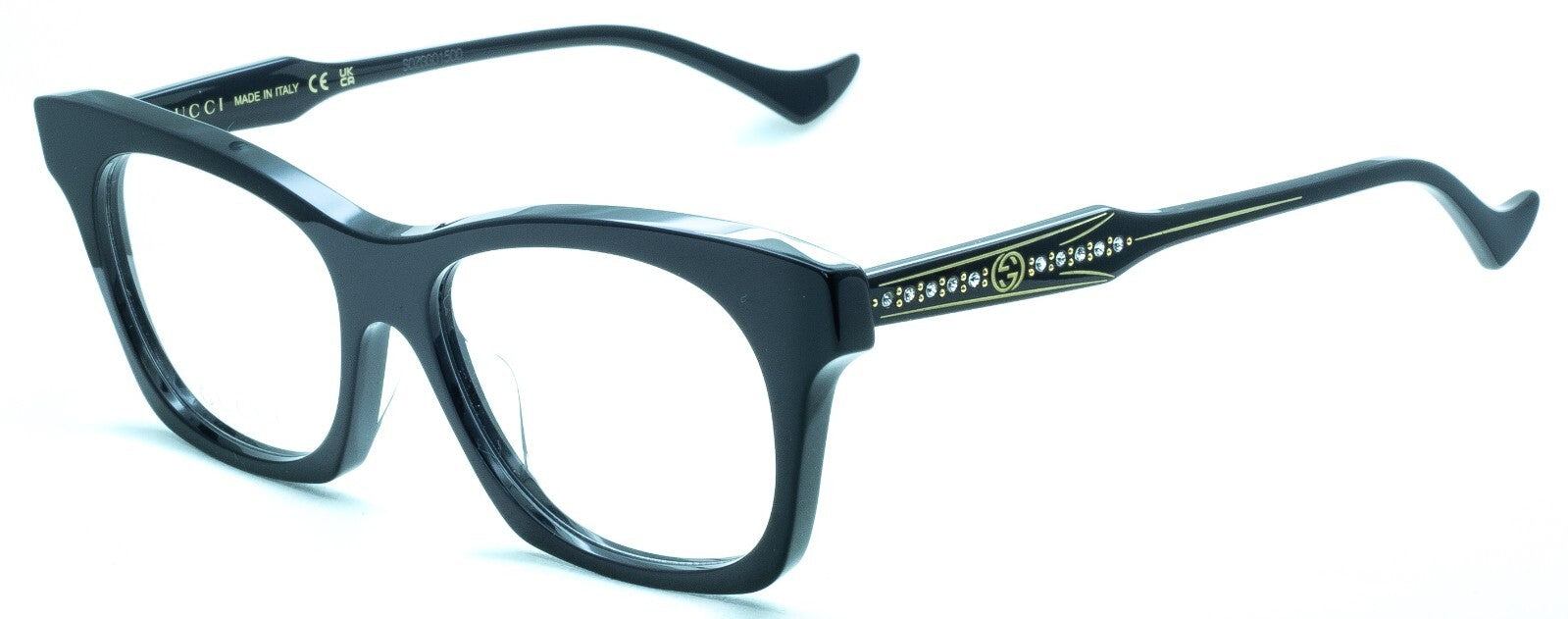 GUCCI GG1299O 001 55mm Eyewear FRAMES Glasses RX Optical Eyeglasses New - Italy