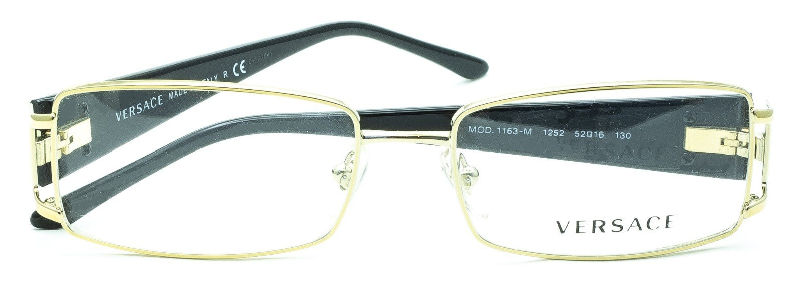 VERSACE 1163-M 1252 52mm Eyewear FRAMES Glasses RX Optical Eyeglasses New -Italy