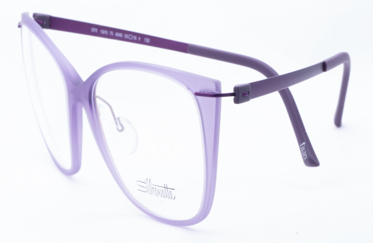 SILHOUETTE SPX 1610 75 4040 55mm Eyewear FRAMES RX Optical Glasses - New Austria