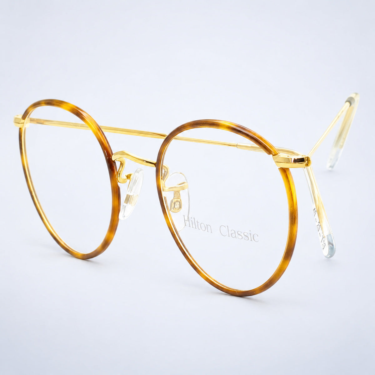 HILTON CLASSIC 1 (SAVILE ROW) Panto Blond 47x22mm Eyewear RX Optical - New NOS