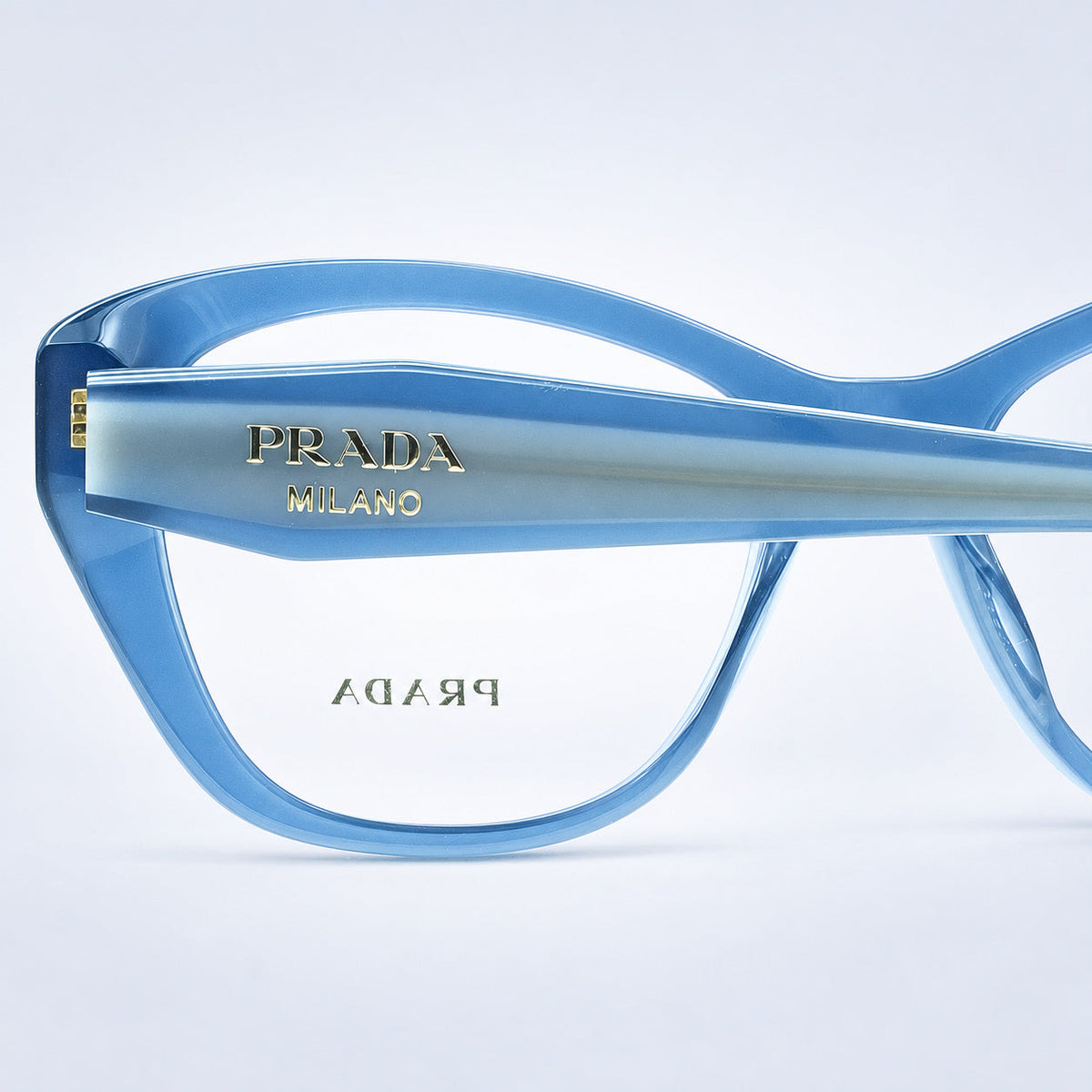 PRADA VPR 19W 07Q-1O1 53mm Eyewear FRAMES RX Optical Eyeglasses Glasses - Italy